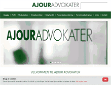 Tablet Screenshot of ajouradvokater.dk